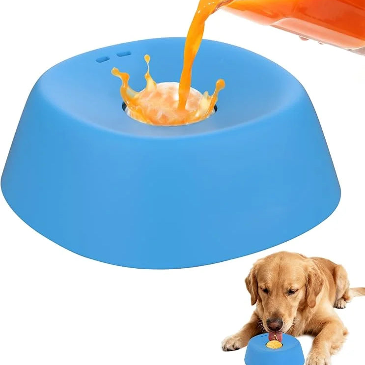 Spill-Proof Slow Feeder Dog Bwowl