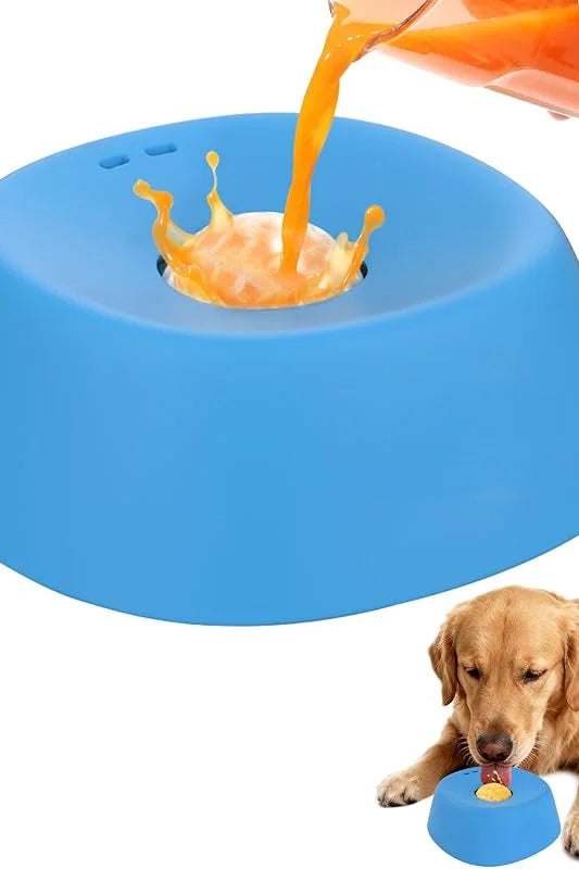 Spill-Proof Slow Feeder Dog Bwowl