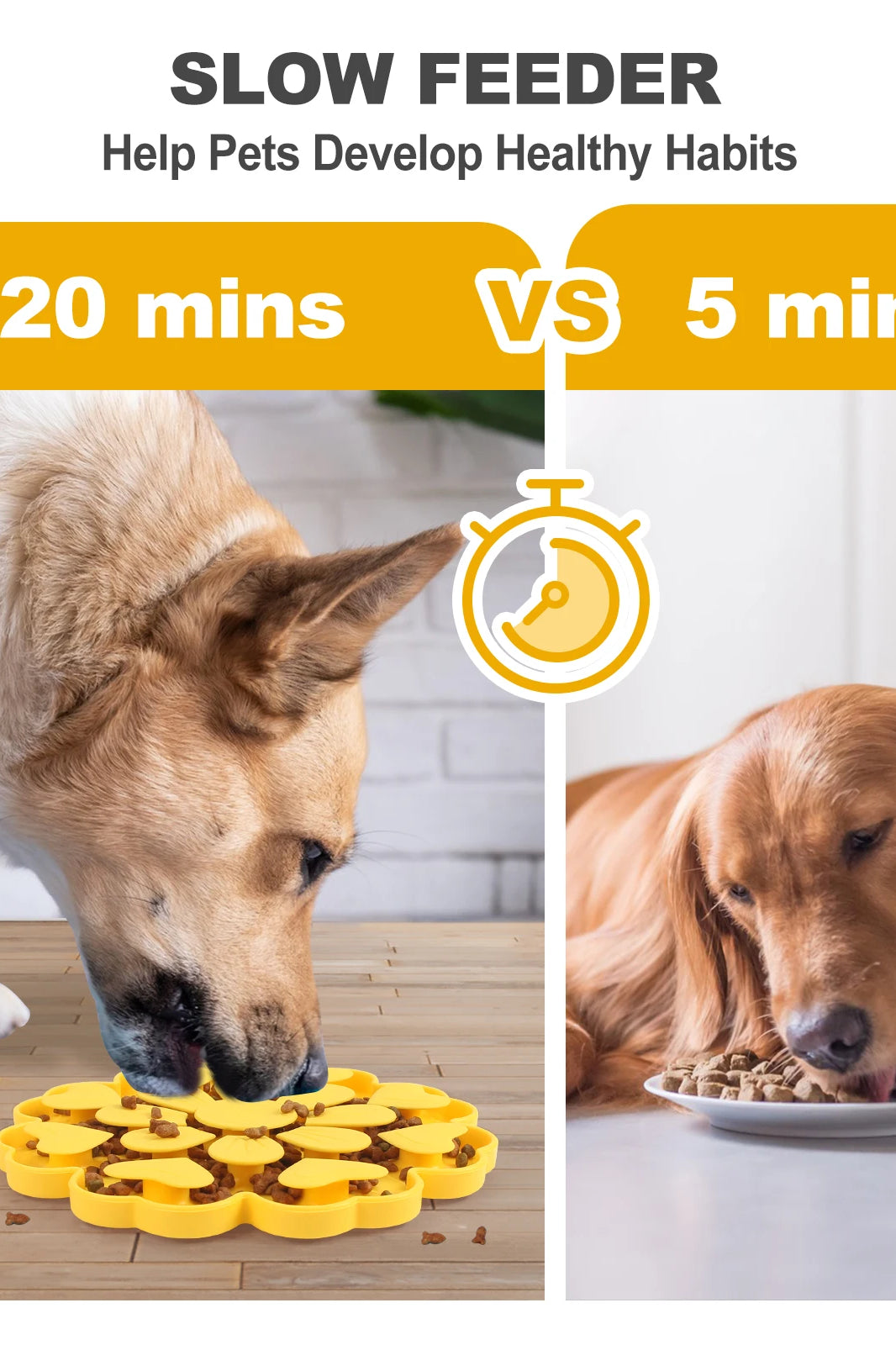 Slow Feeder for Dogs & Cats