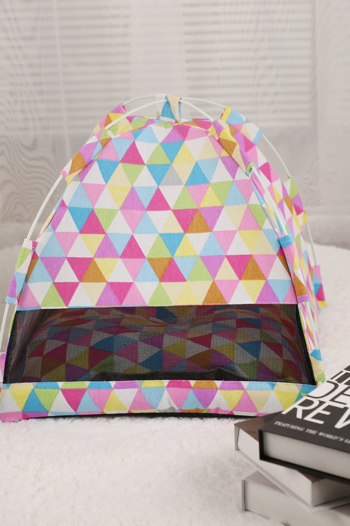Pet Tent Bed for Cats Cozy Winter Cat House