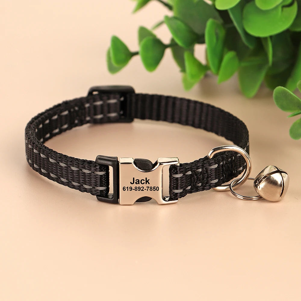 Personalized Engraved Cat Collar