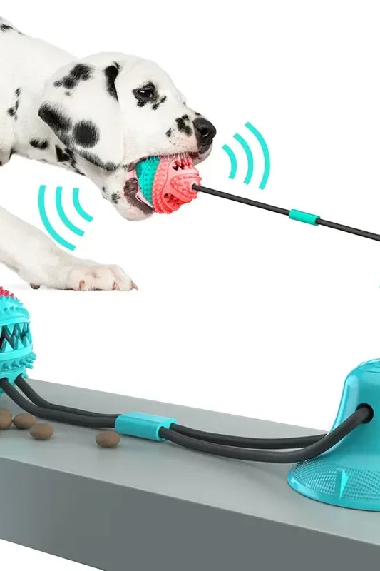 Interactive Dog Toy with Suctiyon Cup Strong & Fun Training To