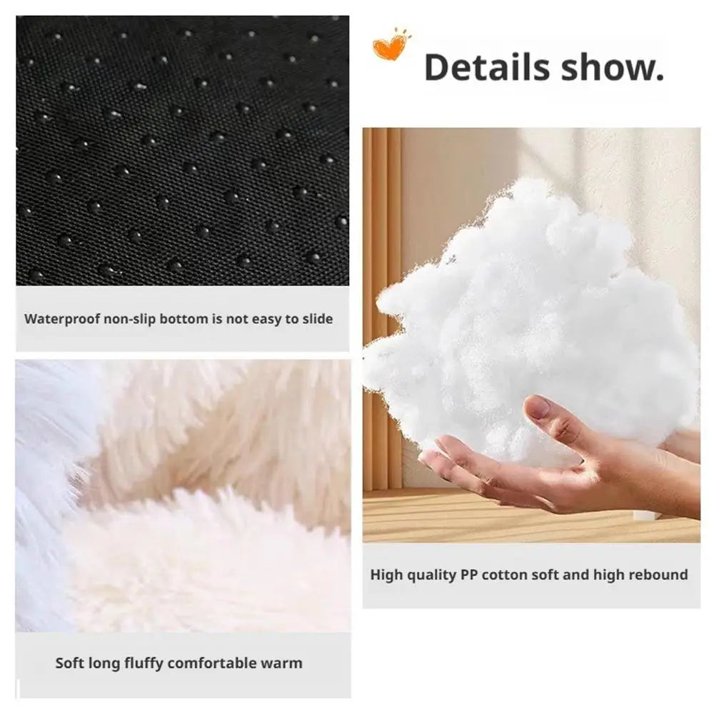 SnuggleNest Luxury Calming Cat Bed