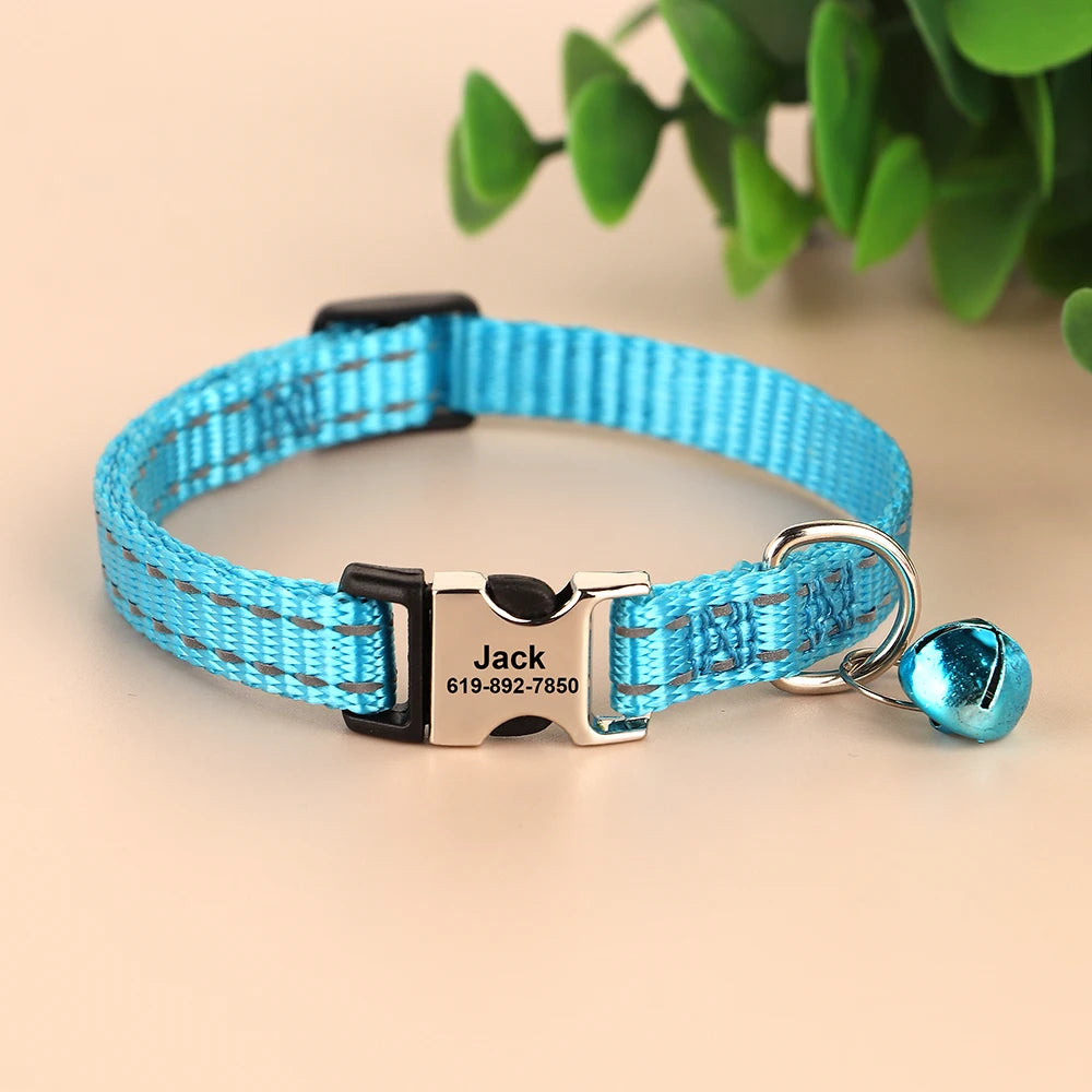 Personalized Engraved Cat Collar