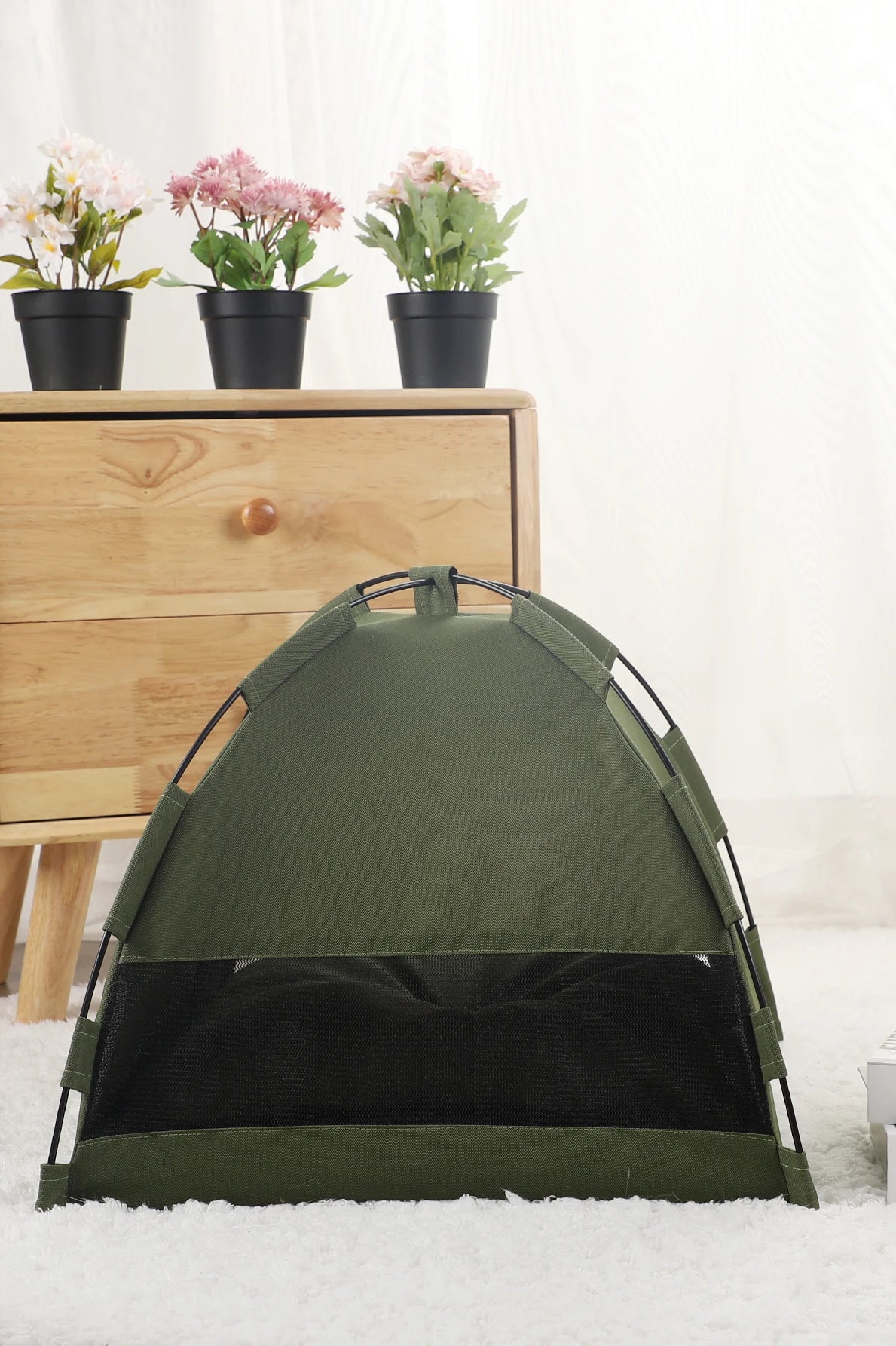 Pet Tent Bed for Cats Cozy Winter Cat House