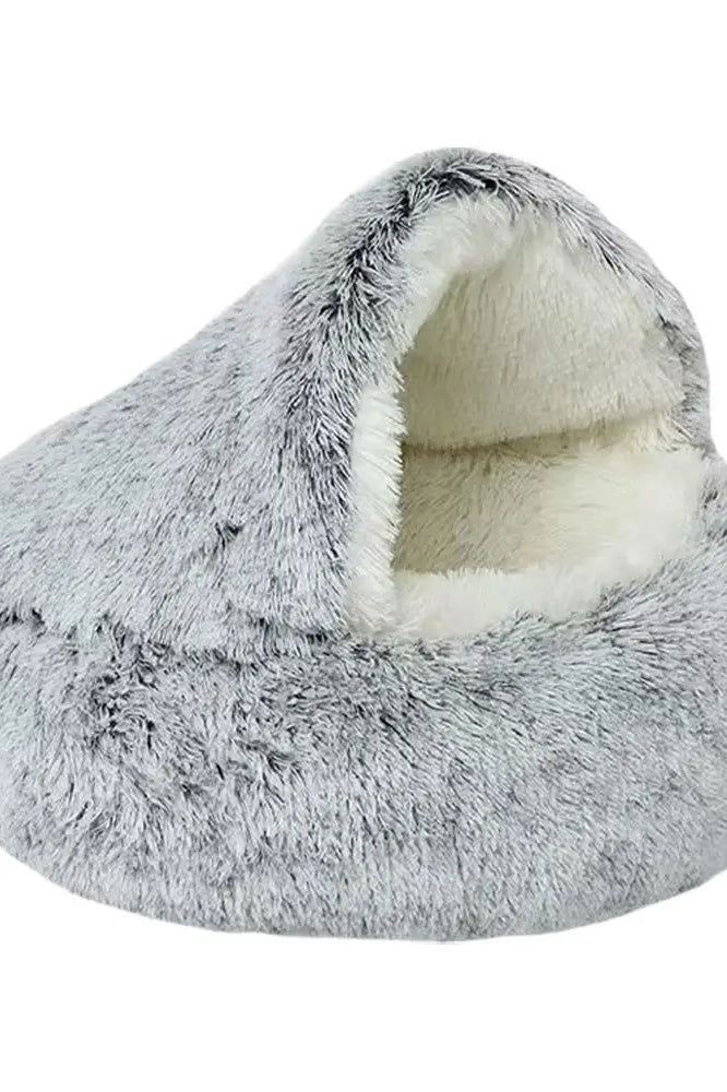 SnuggleNest Luxury Calming Cat Bed