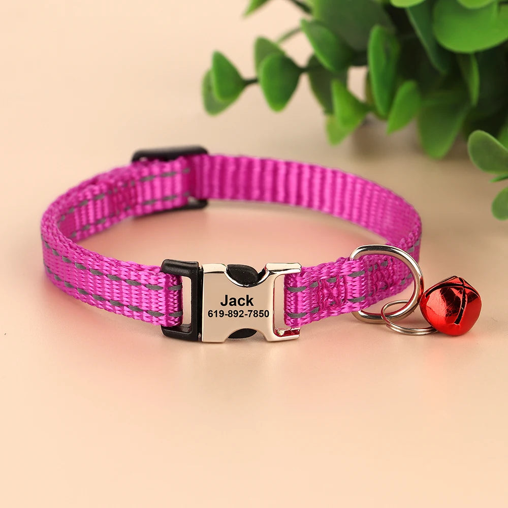 Personalized Engraved Cat Collar