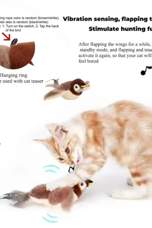 HappyPaws Chirping Bird Toy