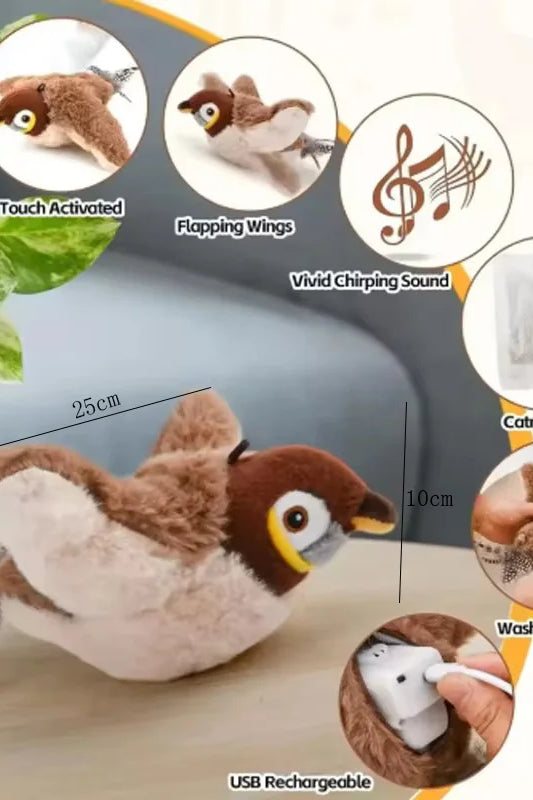 HappyPaws Chirping Bird Toy
