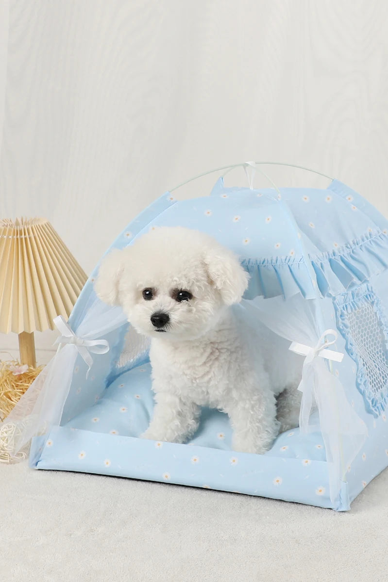 Pet Tent Bed for Cats Cozy Winter Cat House