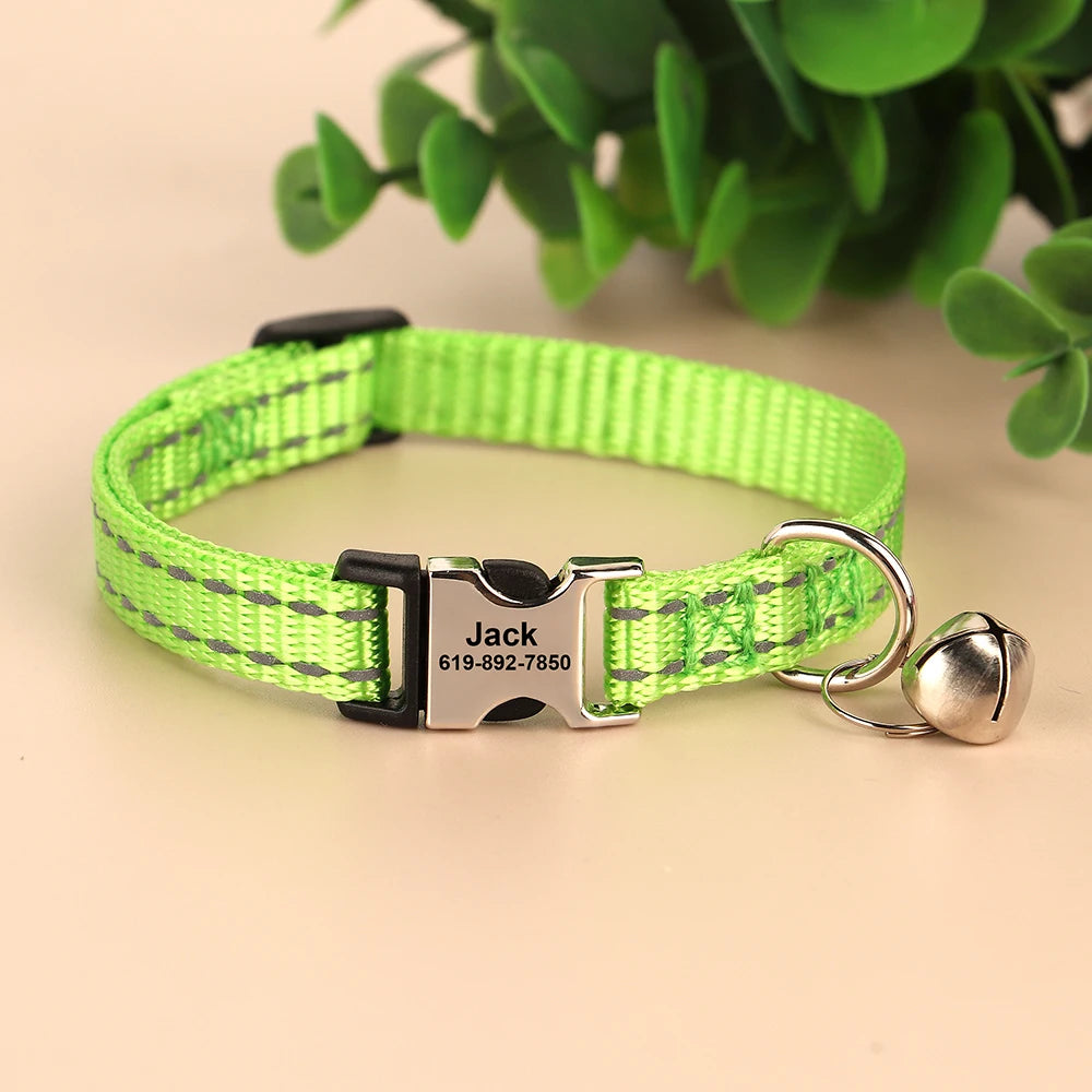 Personalized Engraved Cat Collar