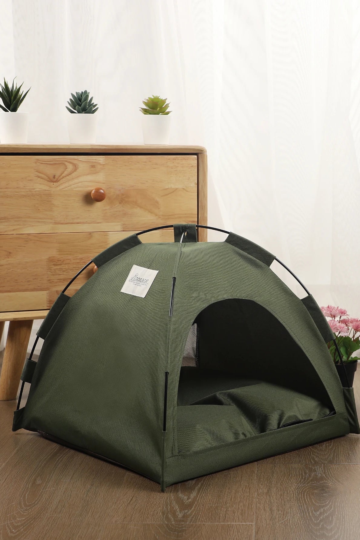 Pet Tent Bed for Cats Cozy Winter Cat House