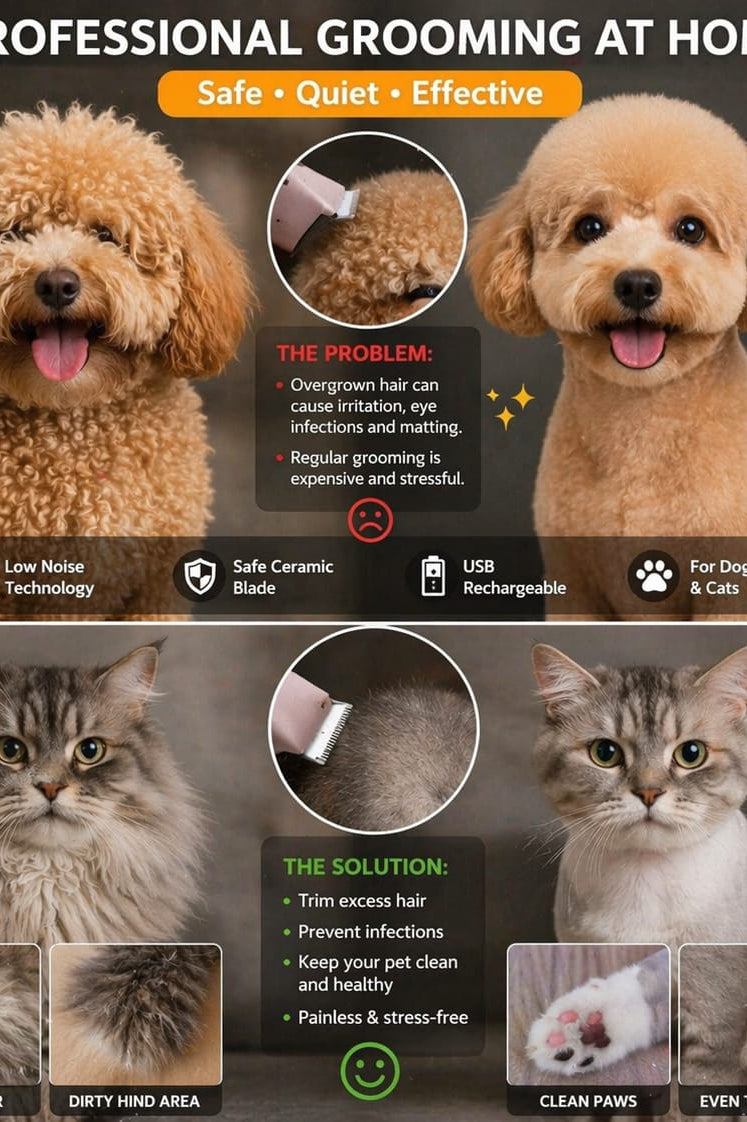 Pet Grooming Trimmer Pro