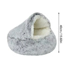 SnuggleNest Luxury Calming Cat Bed