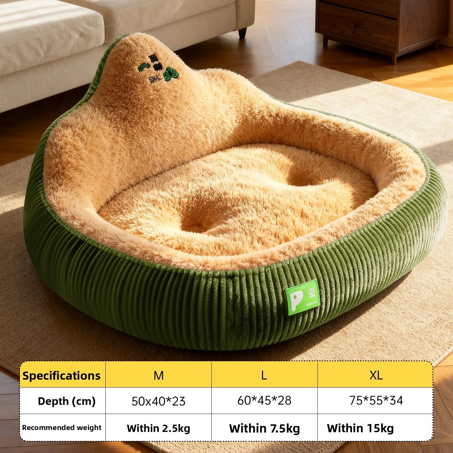 luxury pet bed PawNook™ CloudNest Luxury Pet Bed