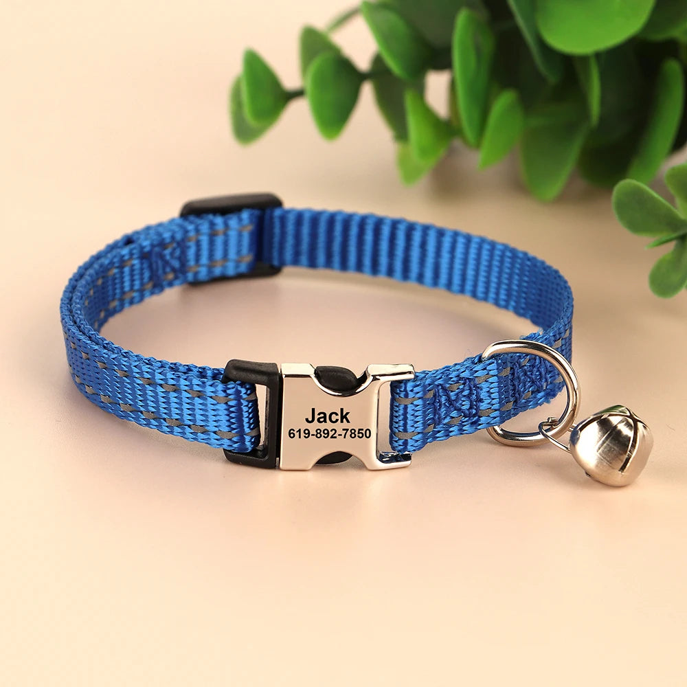 Personalized Engraved Cat Collar