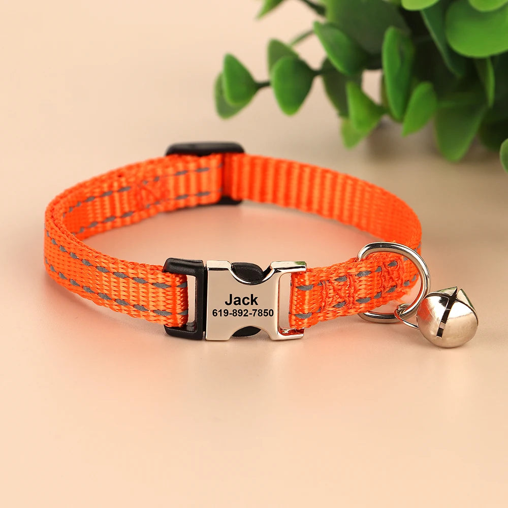 Personalized Engraved Cat Collar