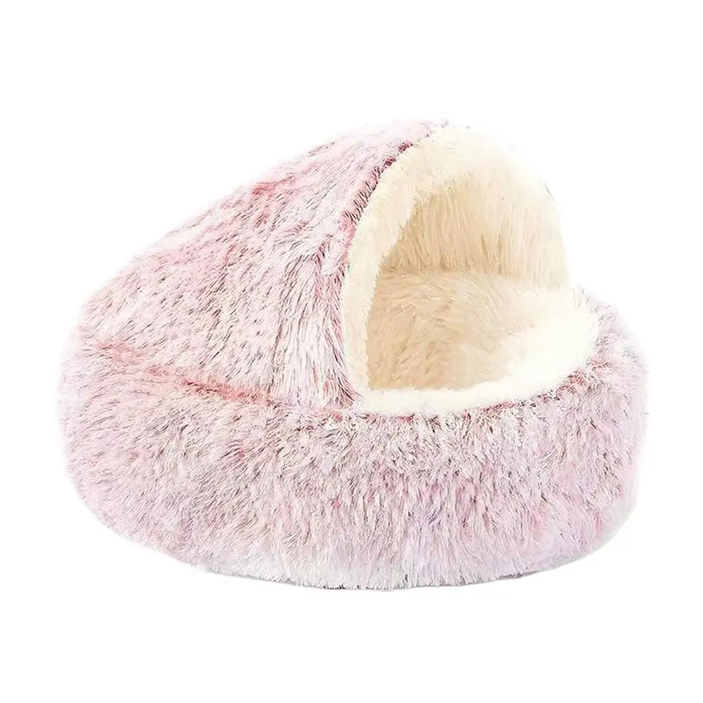 SnuggleNest Luxury Calming Cat Bed