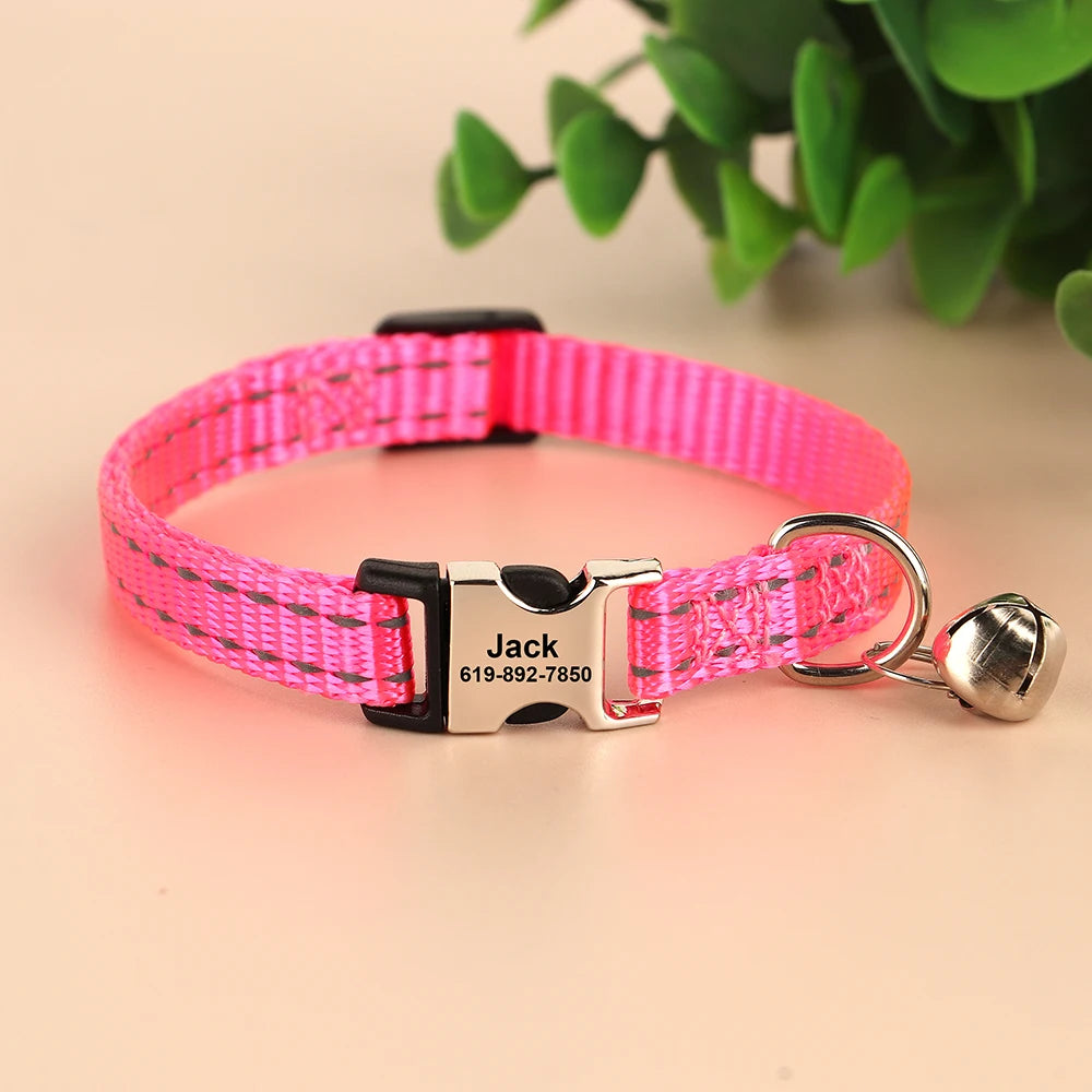 Personalized Engraved Cat Collar