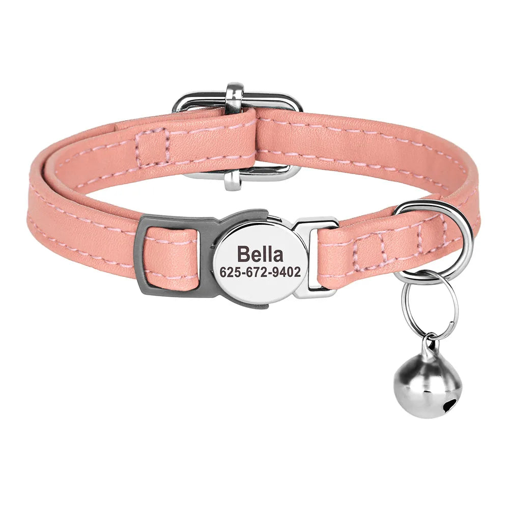 Personalized Engraved Cat Collar