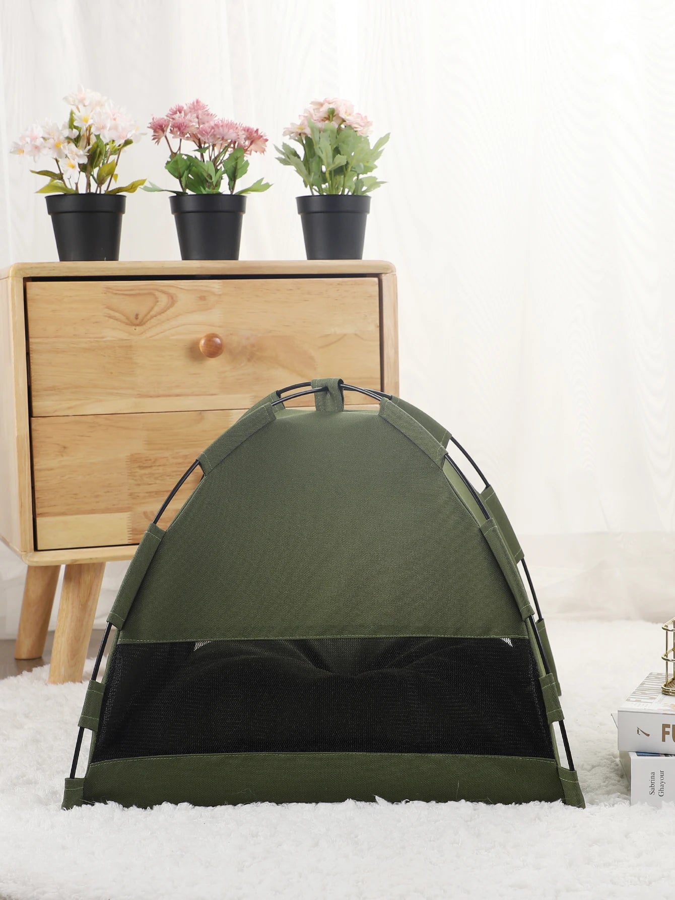 Pet Tent Bed for Cats Cozy Winter Cat House