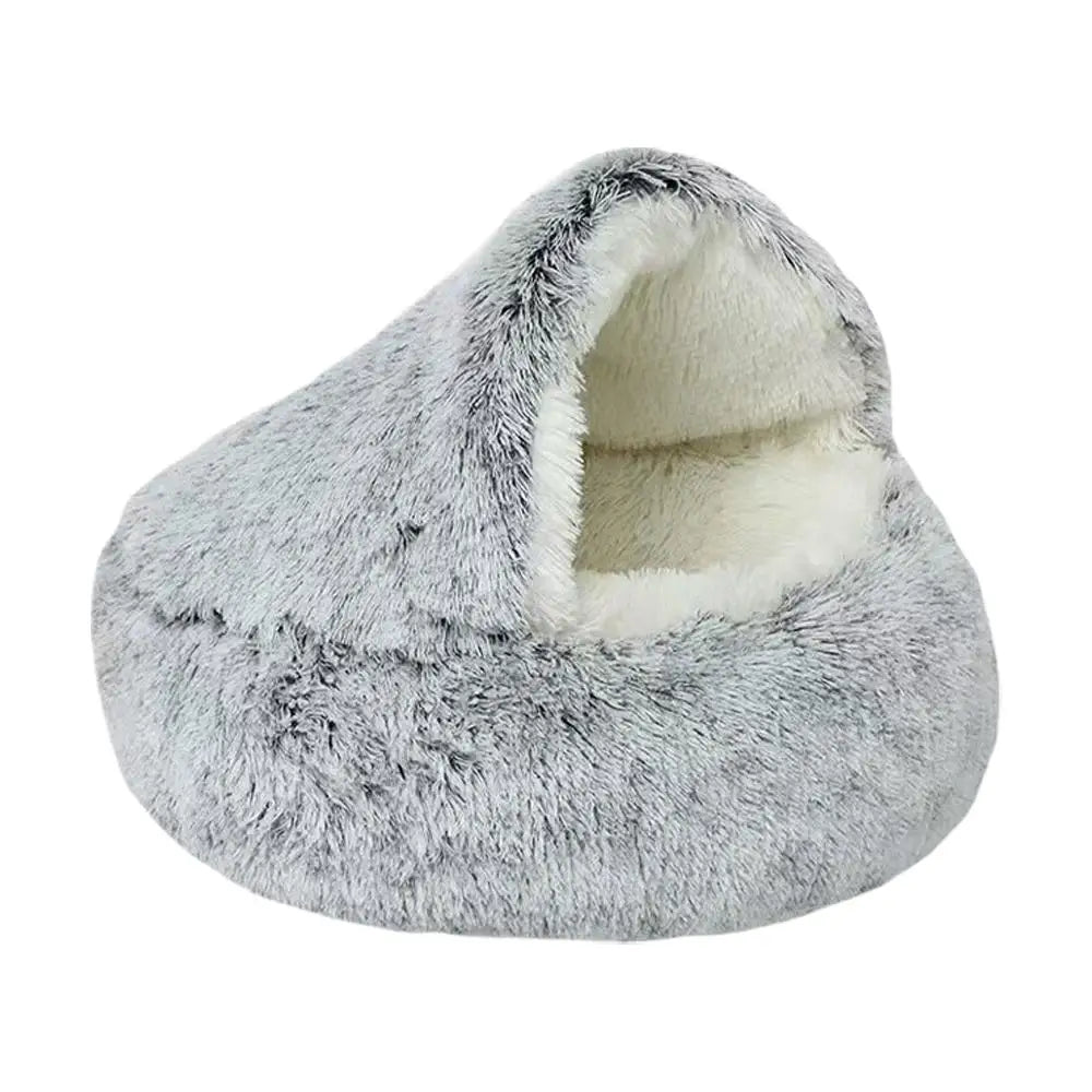 SnuggleNest Luxury Calming Cat Bed