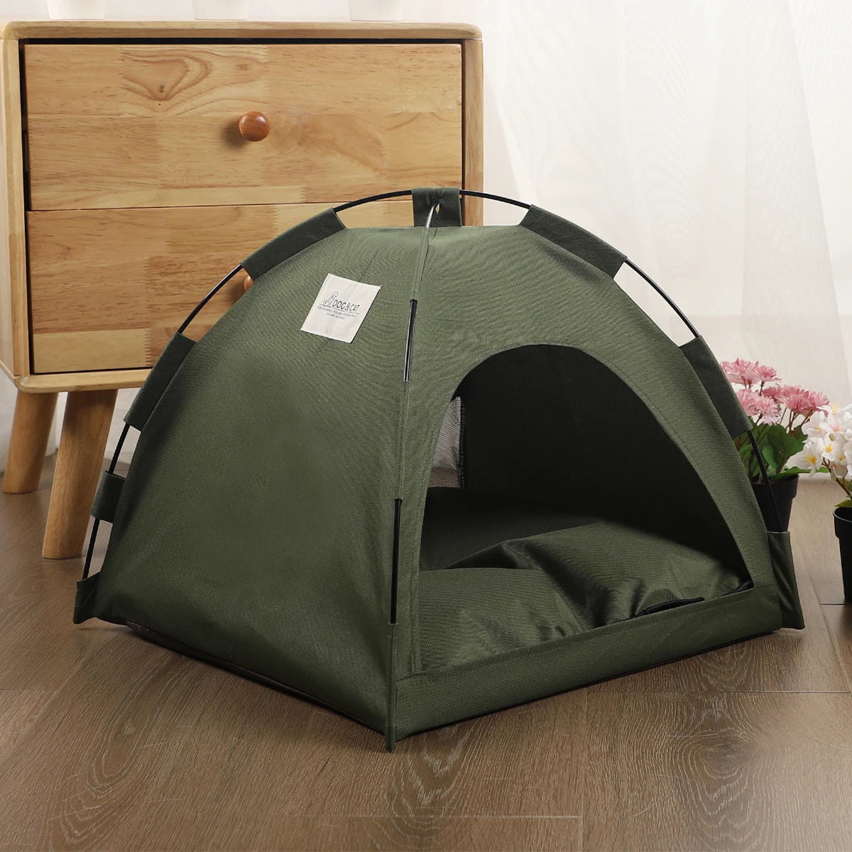 Pet Tent Bed for Cats Cozy Winter Cat House