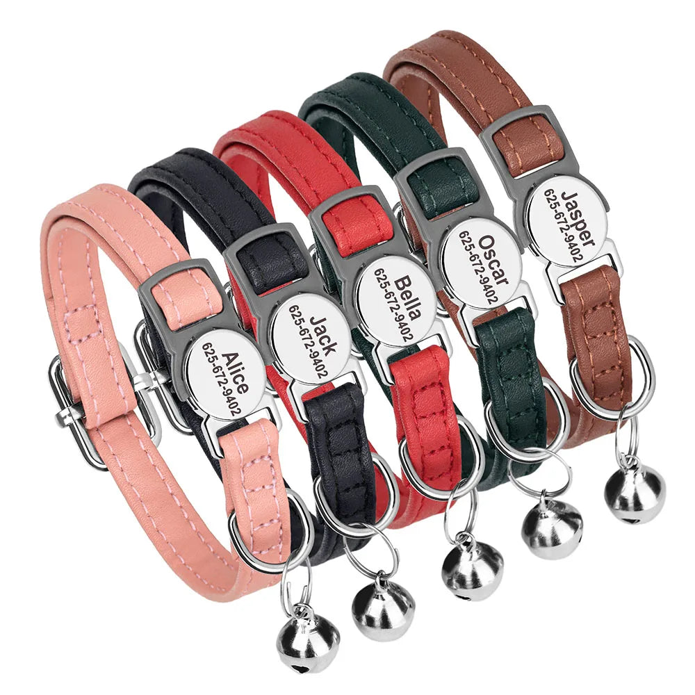 Personalized Engraved Cat Collar