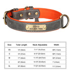 Personalized Engraved PU Leather Dog Collar