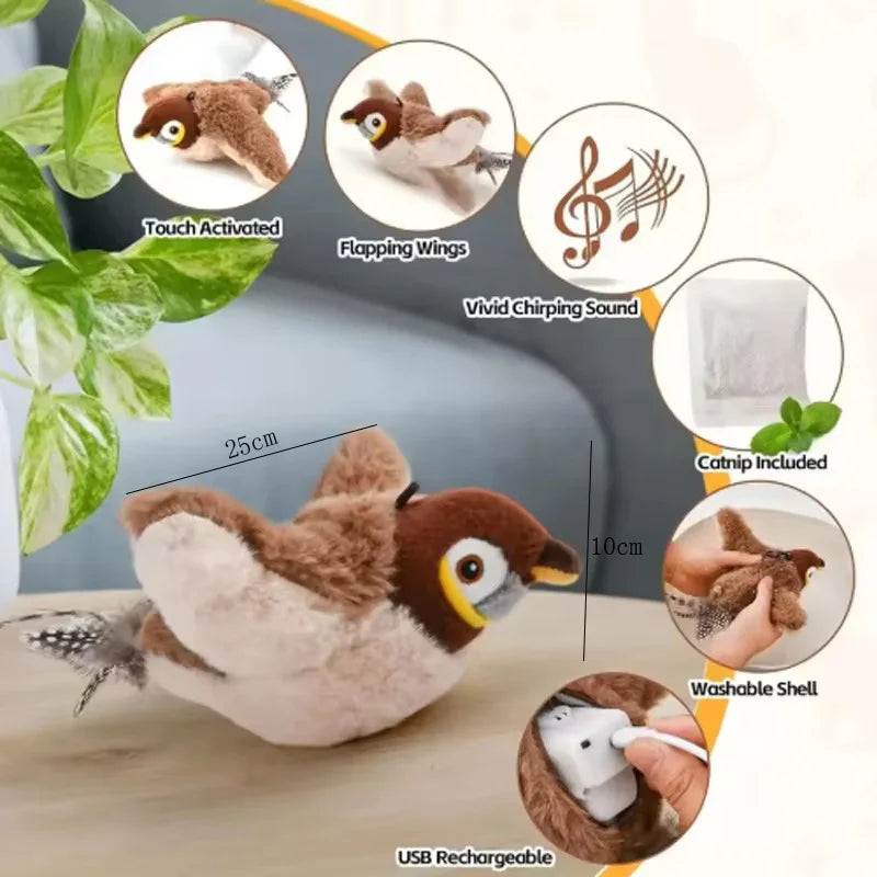 HappyPaws Chirping Bird Toy