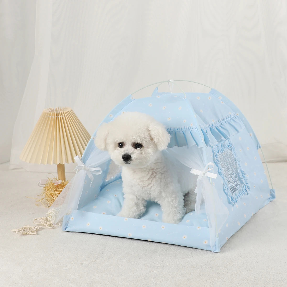 Pet Tent Bed for Cats Cozy Winter Cat House