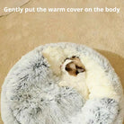 SnuggleNest Luxury Calming Cat Bed