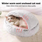 SnuggleNest Luxury Calming Cat Bed