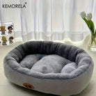 Cozy Oval Snuggle Pet Bed Plush & Thickened Cat Bed Warm