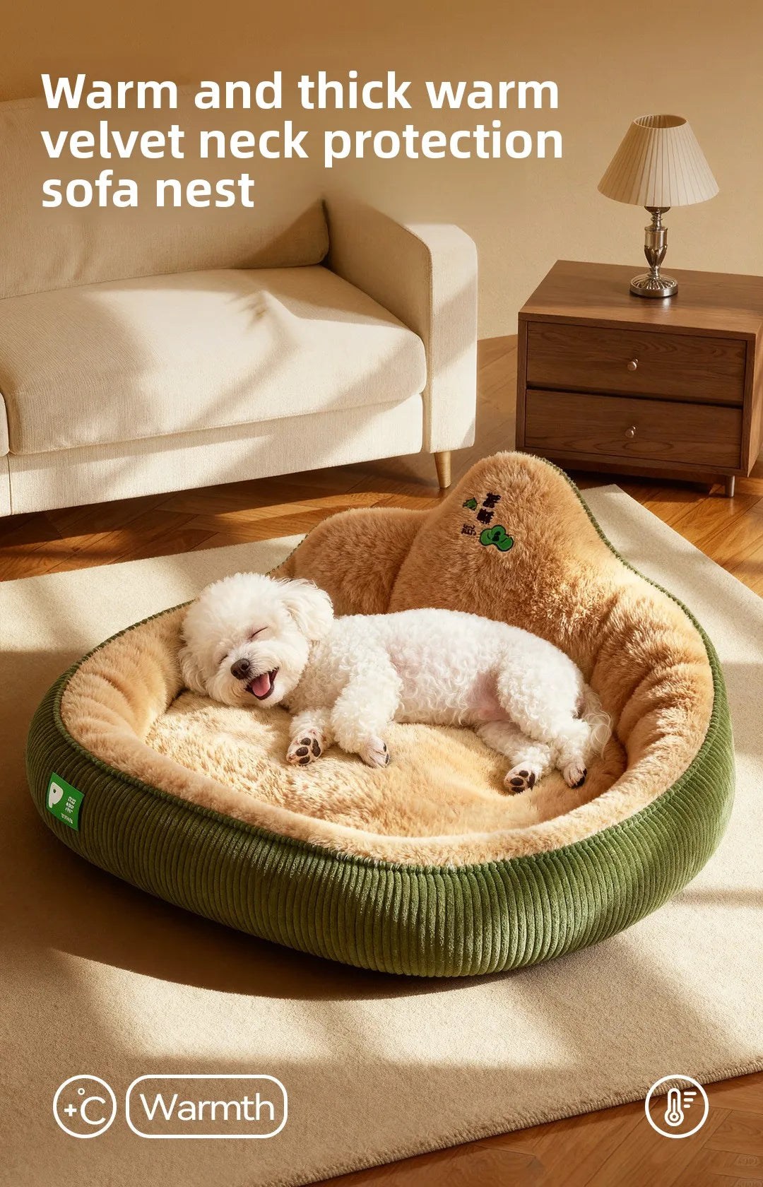 luxury pet bed PawNook™ CloudNest Luxury Pet Bed