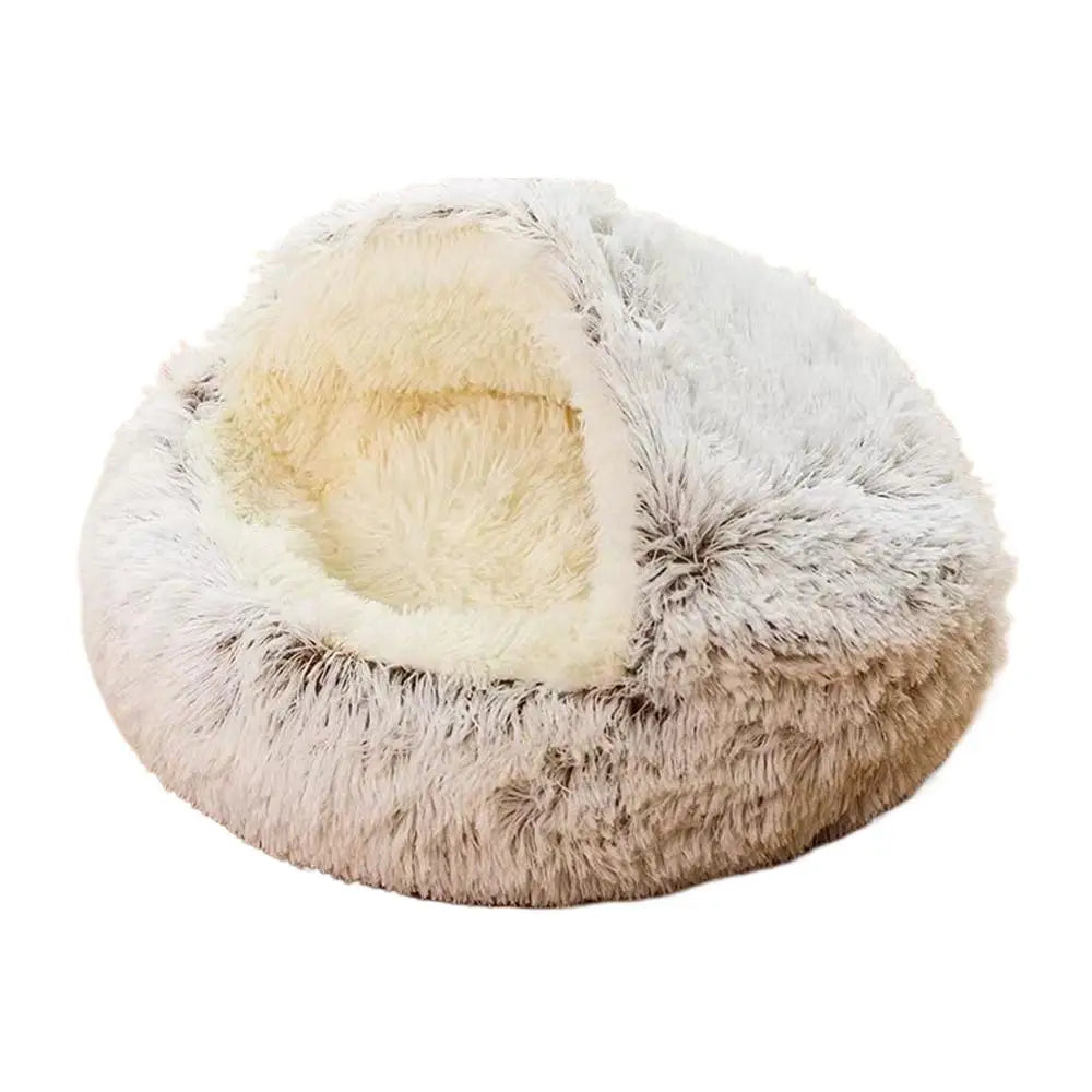 SnuggleNest Luxury Calming Cat Bed