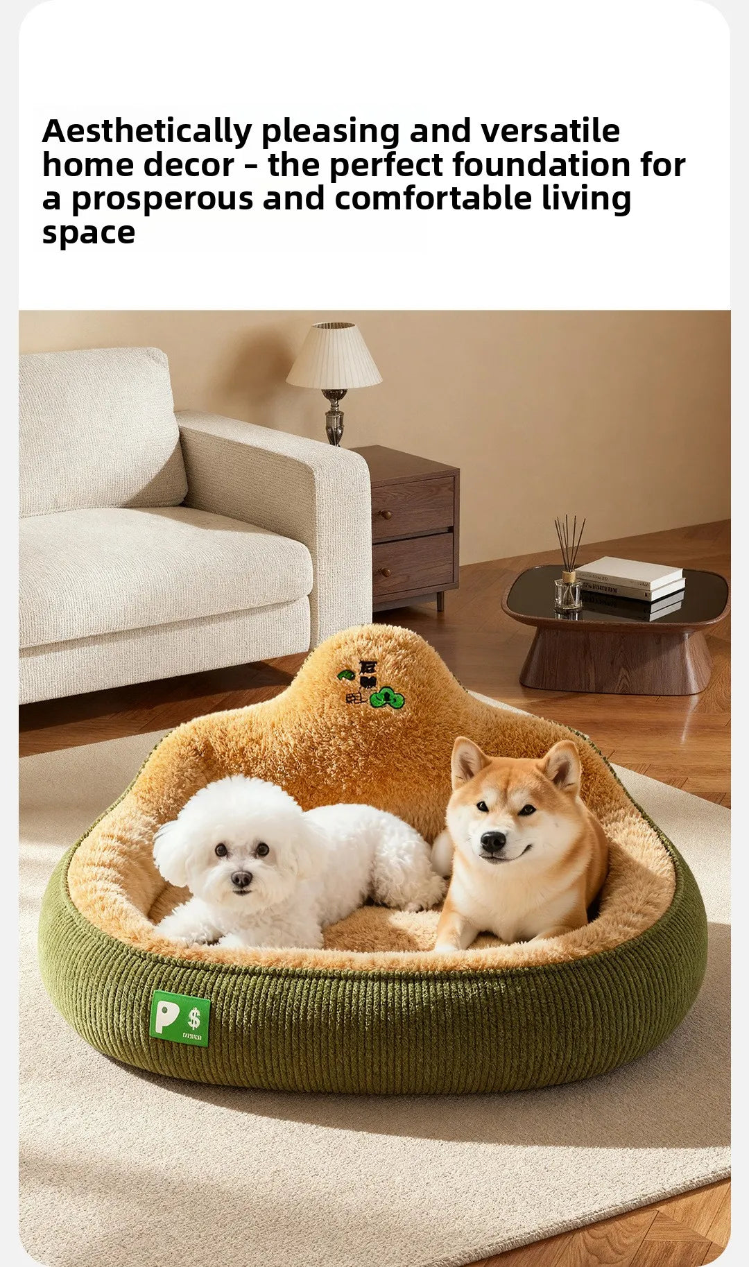 luxury pet bed PawNook™ CloudNest Luxury Pet Bed