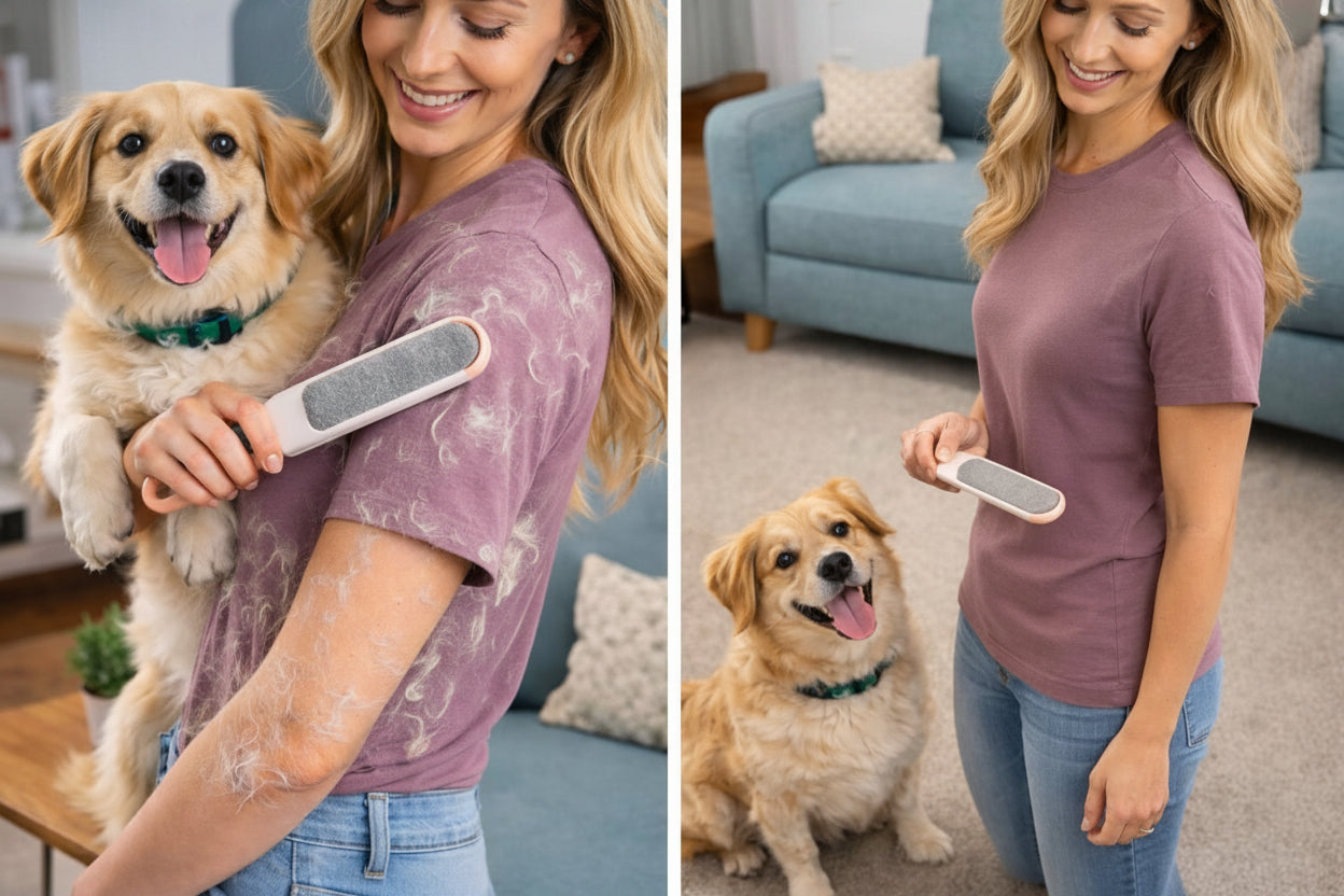 Pet Hair Remover Brush reusable fur removal tool